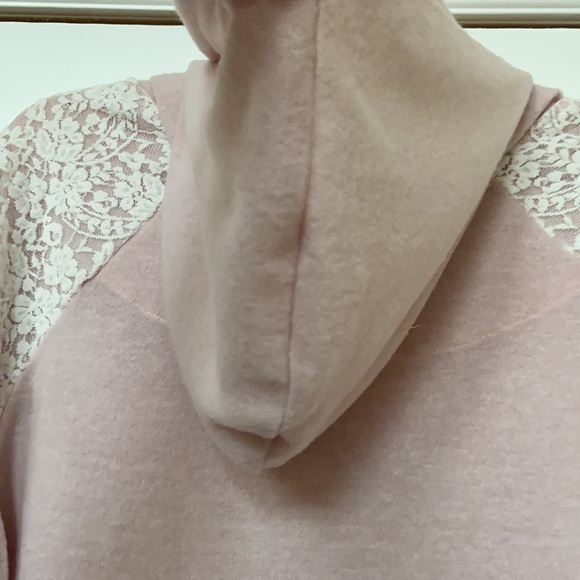 Rose + Vine light pink hooded  loungewear/ PJ set in size M - Picture 4 of 14